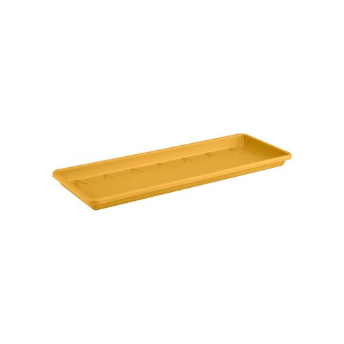 Elho Barcelona trough saucer 50 honey yellow