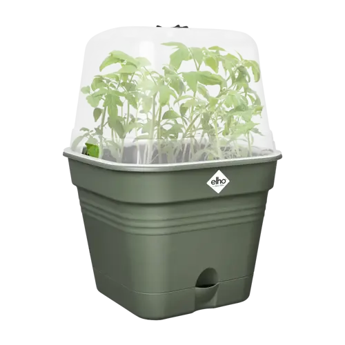 Elho green basics growpot square all-in-1 leaf green 35 - afbeelding 3
